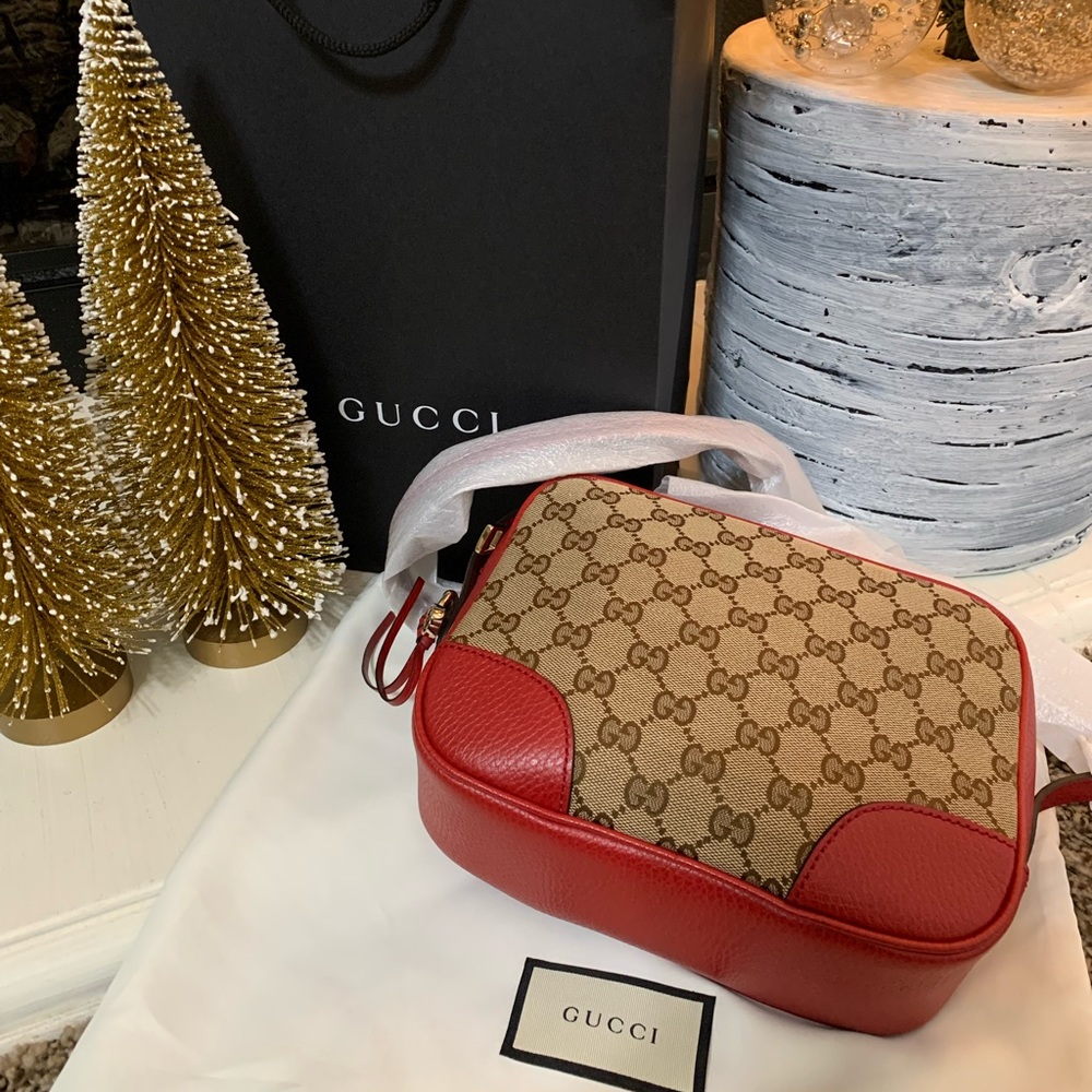 Gucci Bree Disco Crossbody Bag GG Canvas Mini